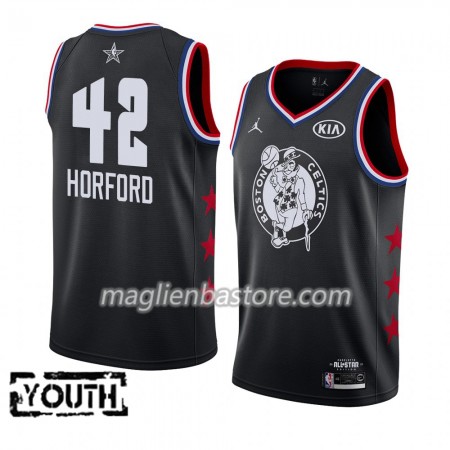 Maglia Boston Celtics Al Horford 42 2019 All-Star Jordan Brand Nero Swingman - Bambino